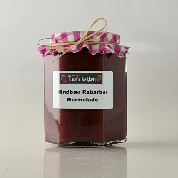 Hindbær-Rabarber