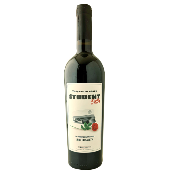 Student2025 Rødvin til studenterfesten