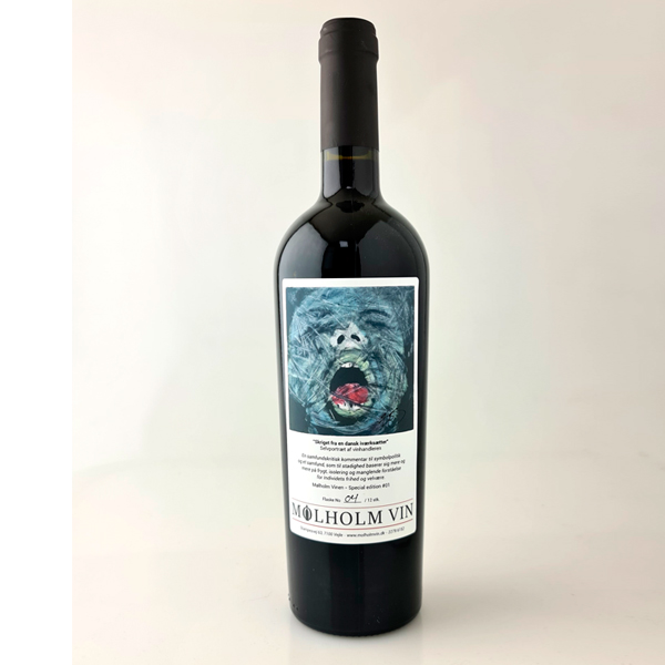 Mølholm Vinen - Special edition - Original maleri og 2 flasker vin